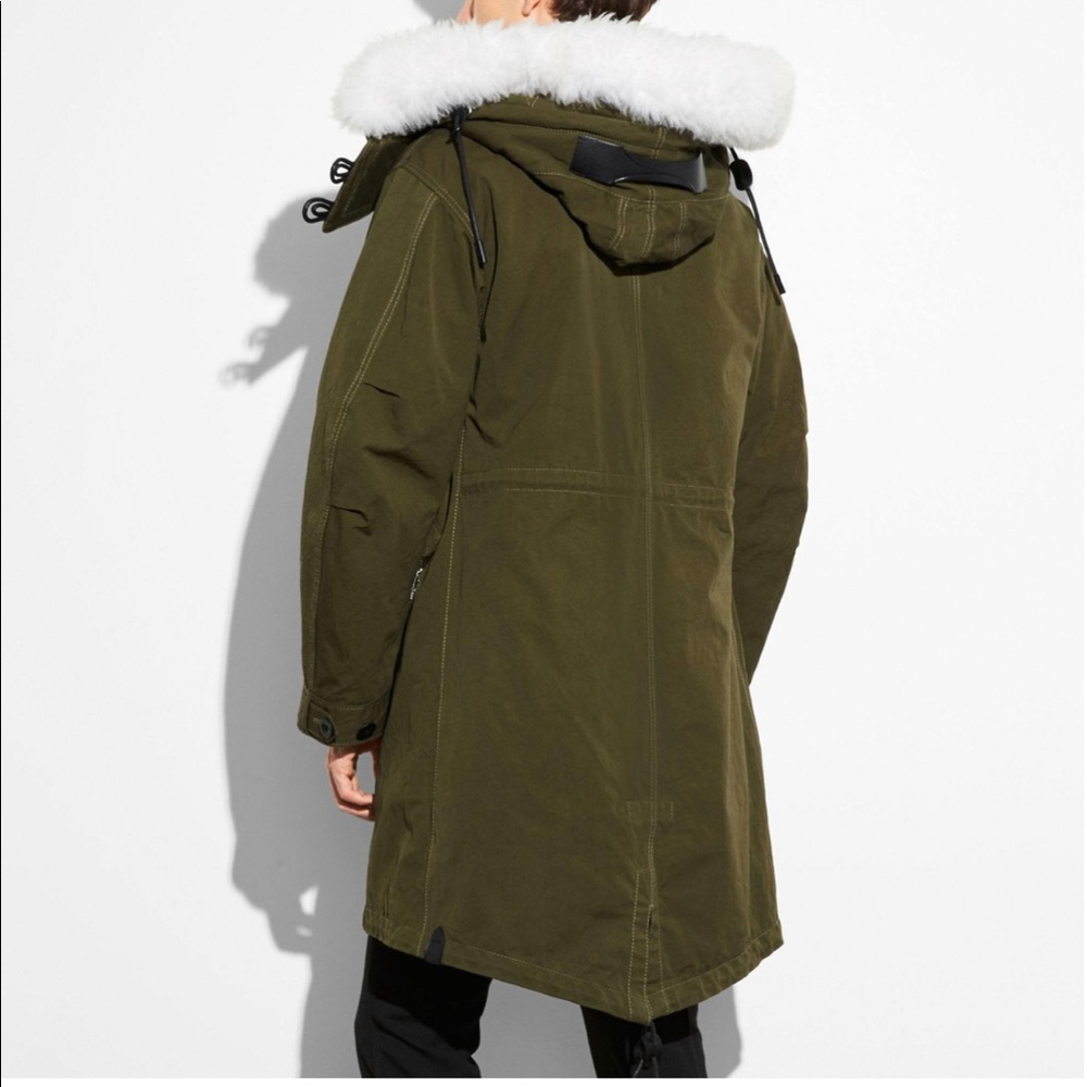Coach men’s military icon parka winter jacket NWT - Picture 2 of 11